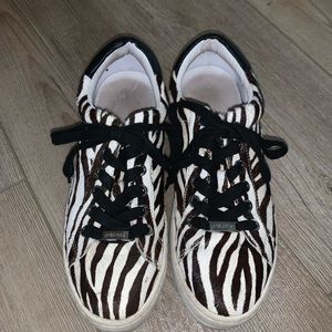 Zebra horsehair Hair J/Slides 🦓